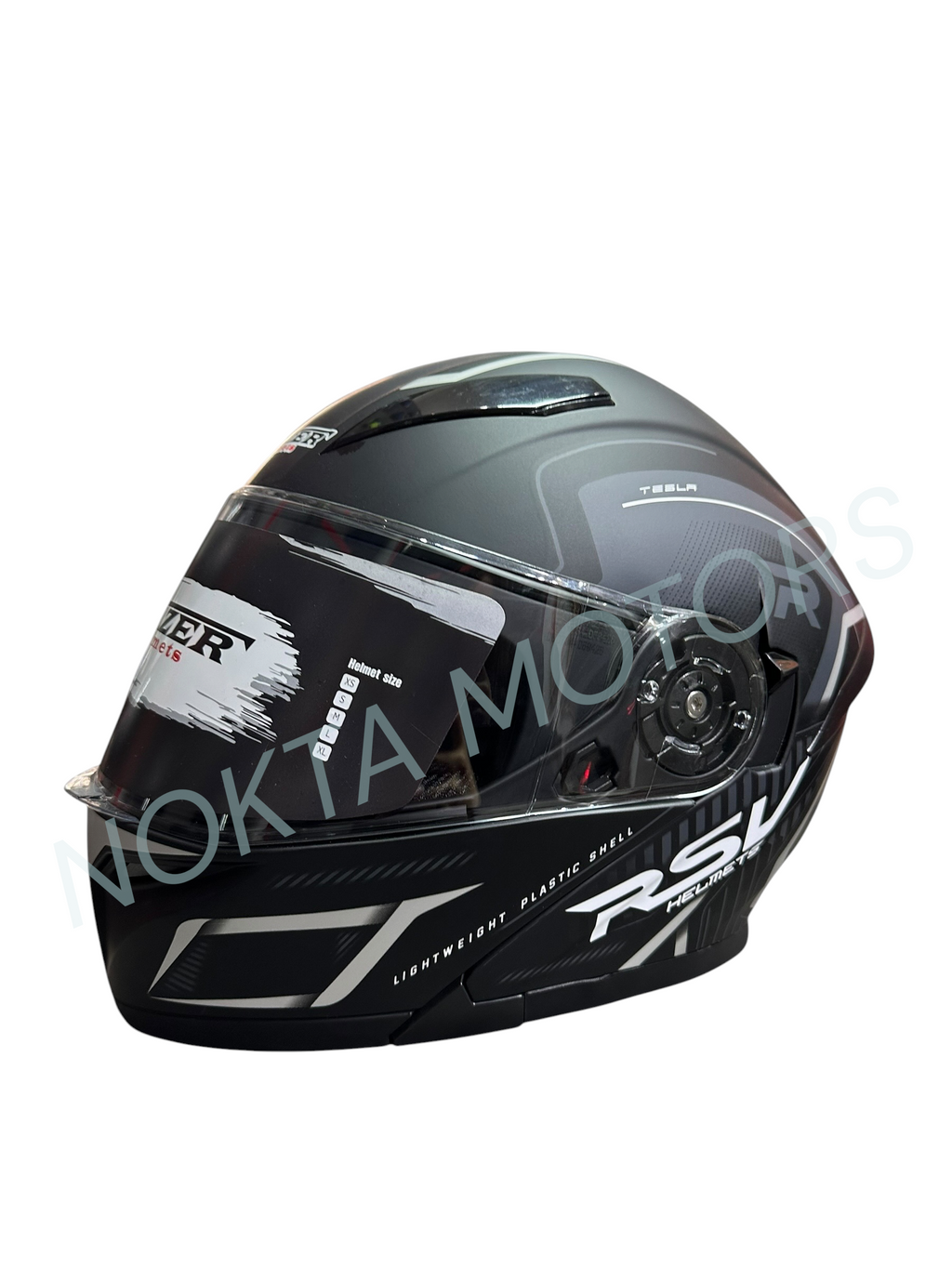 FAZER HELMETS ÇENE AÇILIR SİYAH MOTOSİKLET KASK