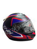 THH FULFACE MAVİ - KIRMIZI MOTOSİKLET KASK