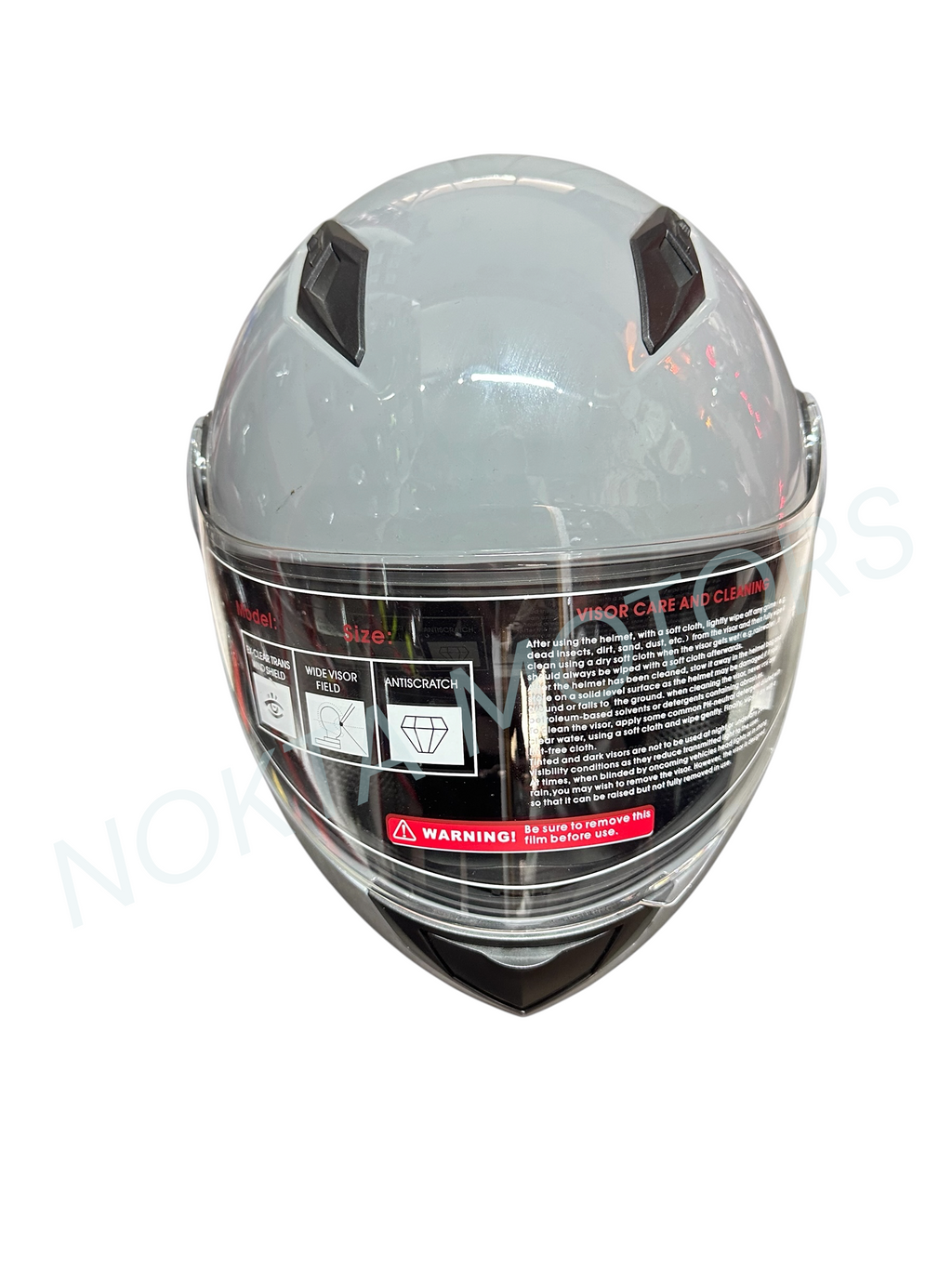 JK-20 ÇENE AÇILIR GRİ MOTOSİKLET KASK
