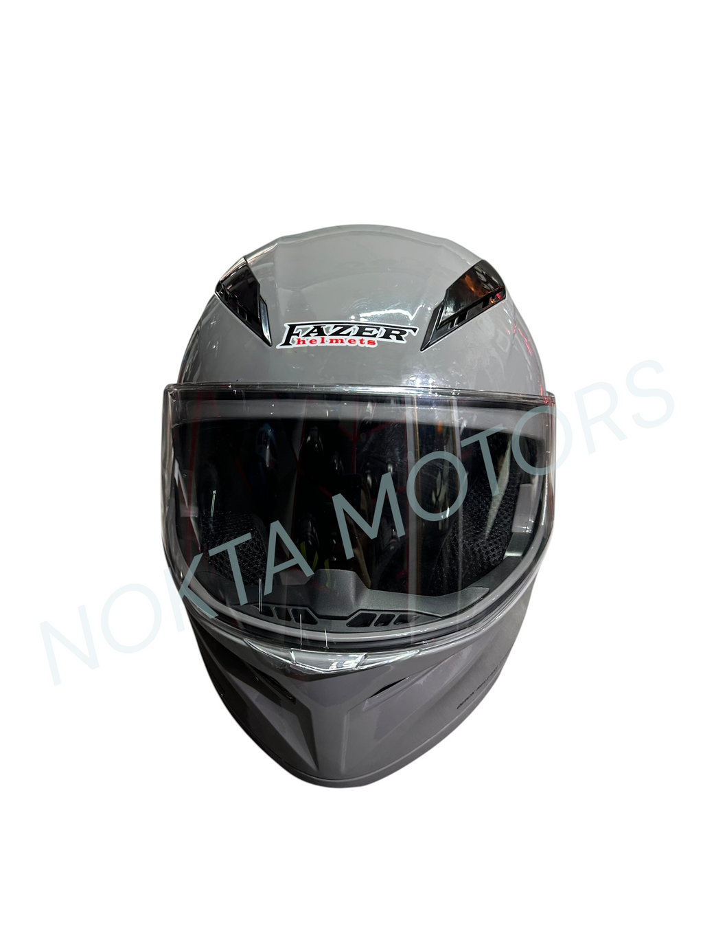 FAZER HELMETS ÇENE AÇILIR GRİ MOTOSİKLET KASK