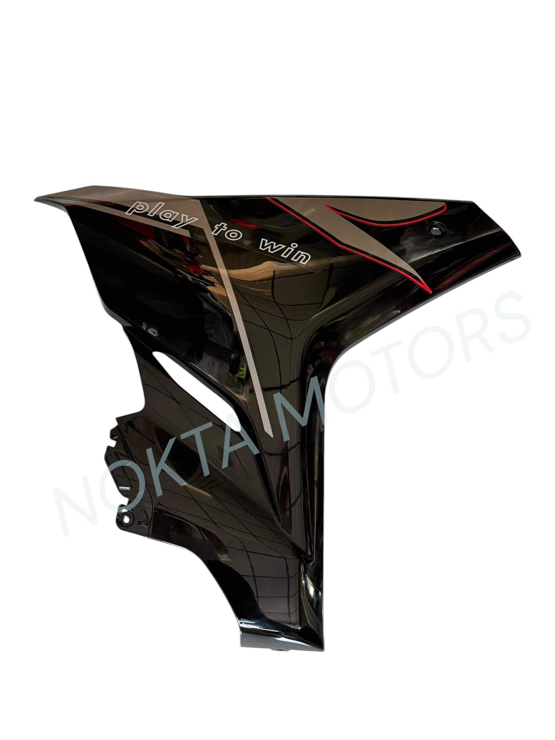 CF MOTO SR 250 YAN PANEL STİKERLİ SİYAH ORJİNAL SOL