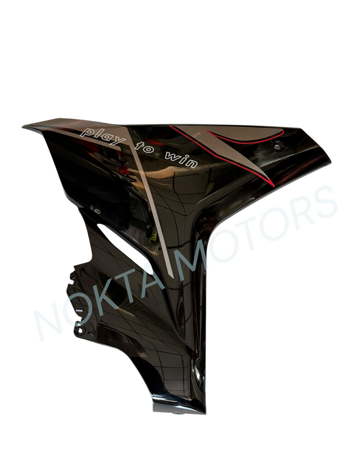 CF MOTO SR 250 YAN PANEL STİKERLİ SİYAH ORJİNAL SOL