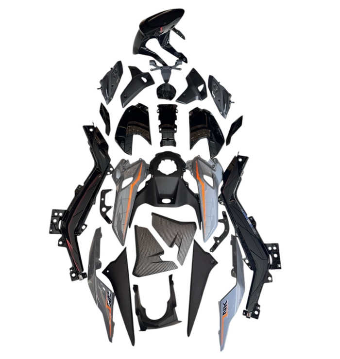 CF Moto NK250 Kaporta Seti Gri Siyah