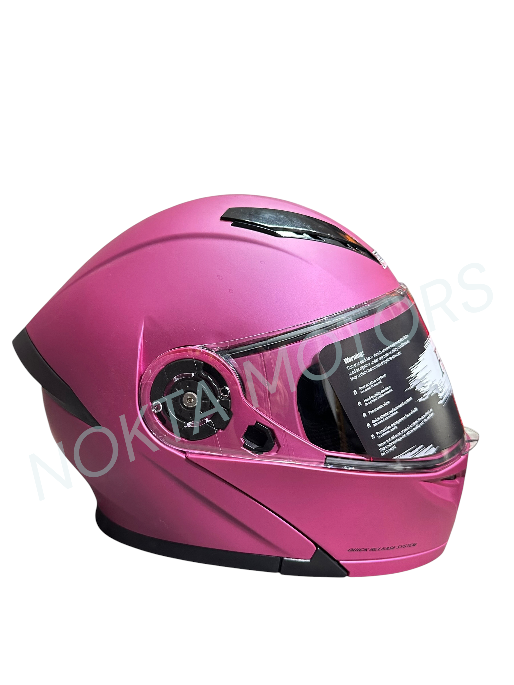 FAZER HELMETS ÇENE AÇILIR PEMBE MOTORSİKLET KASK