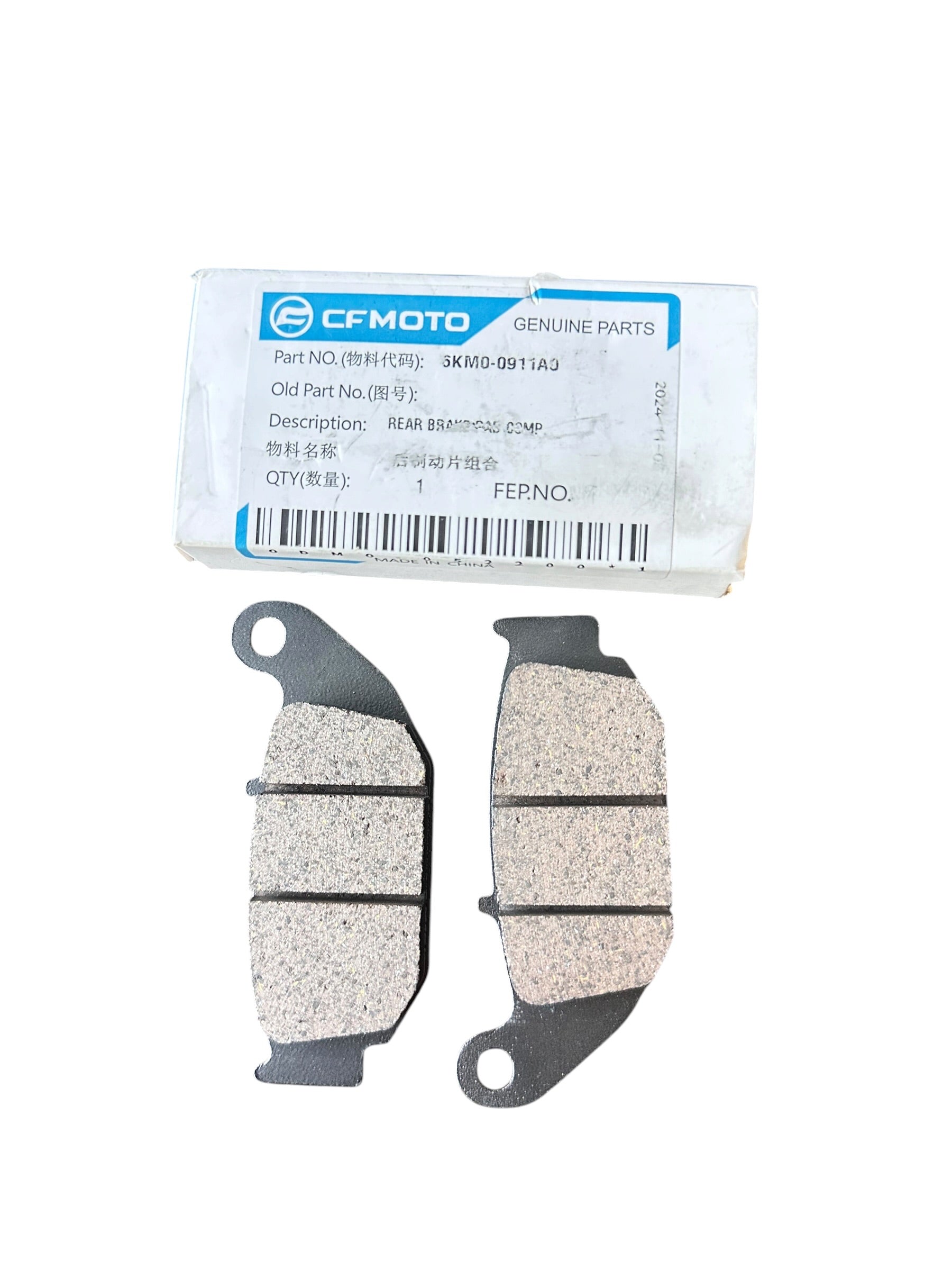 CF MOTO 450 SR ARKA FREN BALATASI ORJİNAL